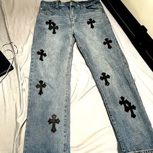 Chrome Hearts, Medium, Blue Jeans